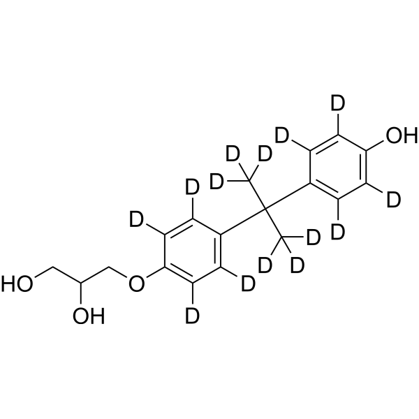 Bisphenol A diglycidyl ether phenol-diol-d14